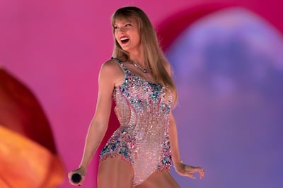 Taylor Swift's net worth is $1.1 billion, according to Forbes. AP