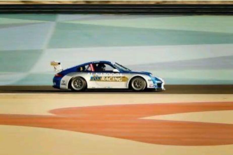 Al Nabooda Racing's Clemens Schmid won twice in Bahrain. Jorge Ferrari / Porsche GT3 Cup Challenge Middle East