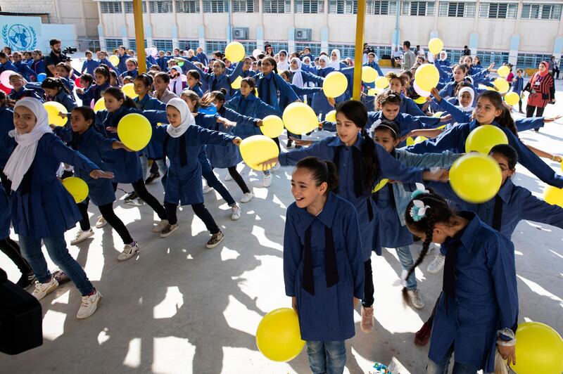 The UAE provided $50m to UNRWA in 2019 and $50m in 2018, funds that were critical for the functioning of schools such as Al Nuzha. EPA