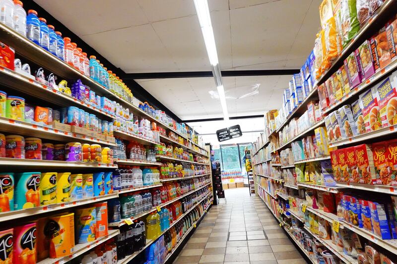 A supermarket in the Flatbush neighborhood of Brooklyn in New York City. Consumer inflation rose to an 8.6 per cent annual rate in May, the highest level in more than four decades with increasing energy and food prices pushing prices higher. Getty Images / AFP