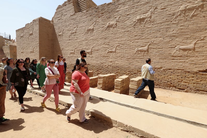 Babylon was once the centre of a vast empire, renowned for its towers and mud-brick temples