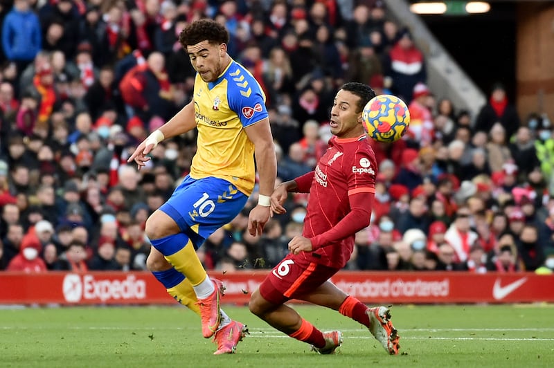 Che Adams - 4: The 25-year-old showed for the ball and dropped deep in an attempt to help the midfield. It meant he had little impact up front. He was replaced at half time. AP