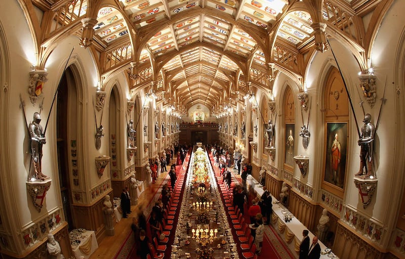 A state banquet was held for the visit of former India President Prathibha Patil at Windsor Castle in 2009. Photo: Alamy