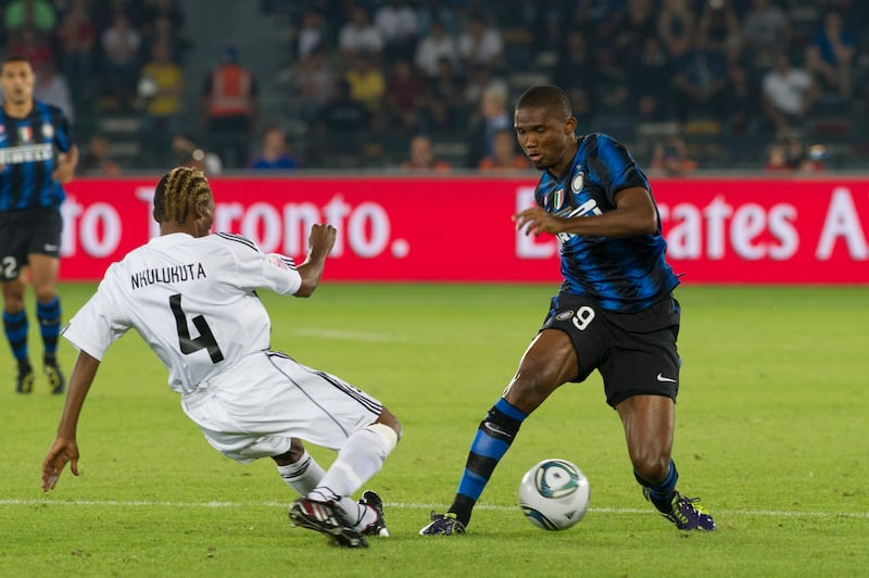 December 2010: Inter Milan on their way to a 3-0 victory over Congo's TP Mazembe. Action Images