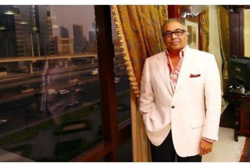 Rajen Kilachand, the chairman of the Dodsal Group, at his office in Dubai. Satish Kumar / The National