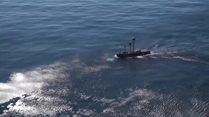 An Iranian submarine during a navy military drill in the Gulf of Oman, 14 January 2021. EPA/Iranian Army Office