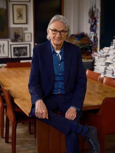 Fashion designer Sir Paul Smith pictured in his London home. Photo: Paul Smith