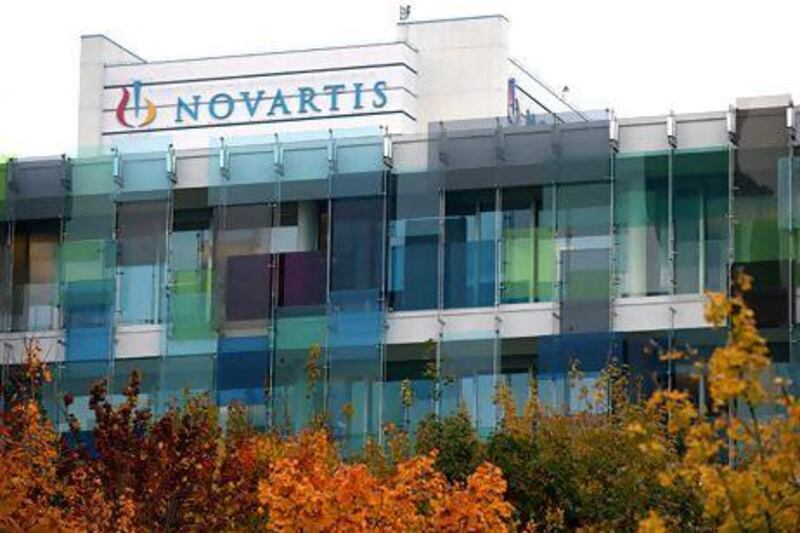 The Swiss-based pharmaceutical group Novartis has a dividend yield of 4 per cent. Sebastien Bozon / AFP