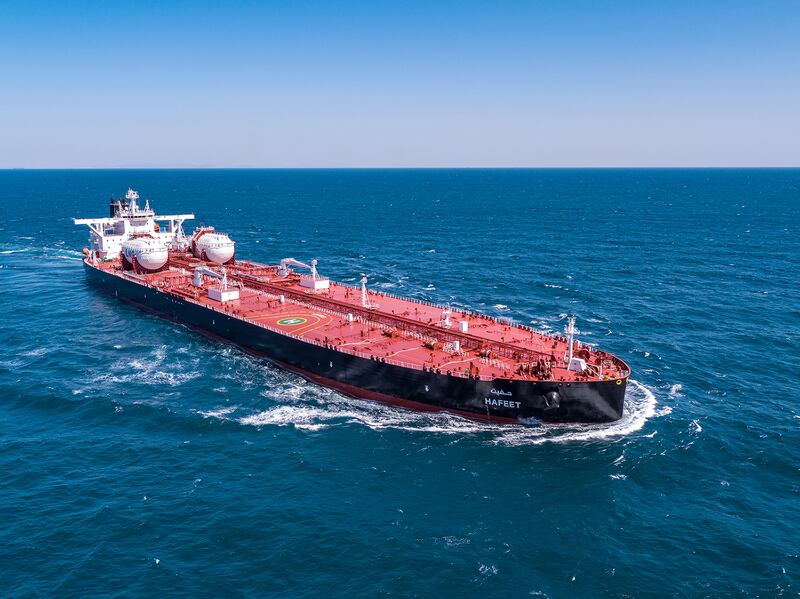 A Very Large Crude Carrier owned by Adnoc L&S. Photo: Adnoc
