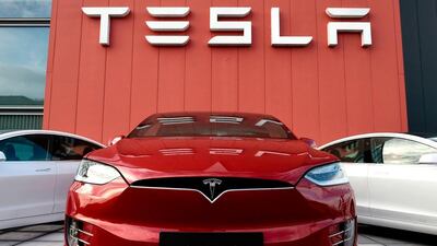 Tesla is aiming to sell 500,000 EVs in 2020, a 36 per cent increase from last year. AFP