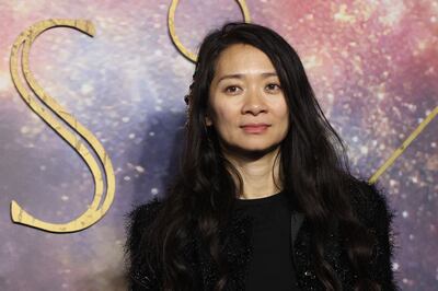 Chinese director Chloe Zhao attends the UK premiere of 'Eternals' at the BFI IMAX in London on October 27, 2021. EPA