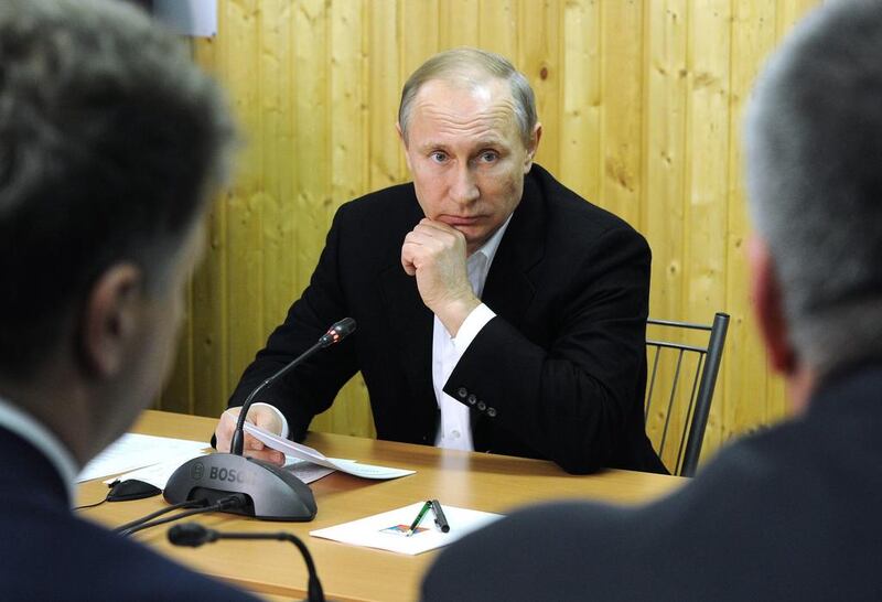 File photo of Vladimir Putin. Mikhail Klimentyex / Kremlin Pool