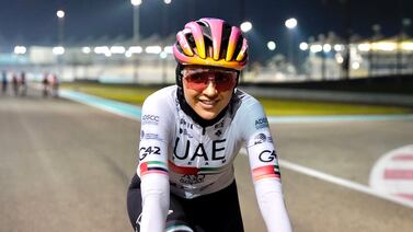 Safiya Al Sayegh is all set to represent the UAE at the Paris Olympics. Photo: UAE Women's Cycling Team