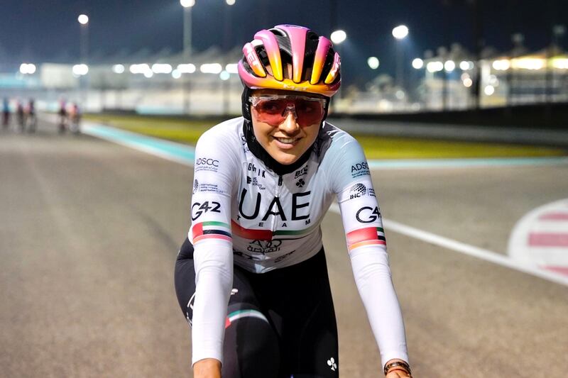 Safiya Al Sayegh will represent the UAE at the 2024 Paris Olympic Games. Photo: UAE Women's Cycling Team
