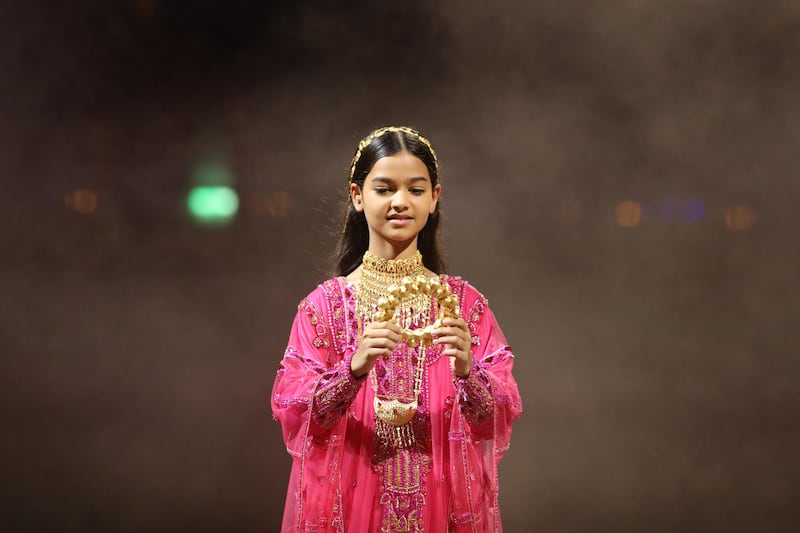 A young Emirati performs in the story of the ring that inspired the Expo 2020 Dubai logo. Photo: Christophe Viseux / Expo 2020 Dubai