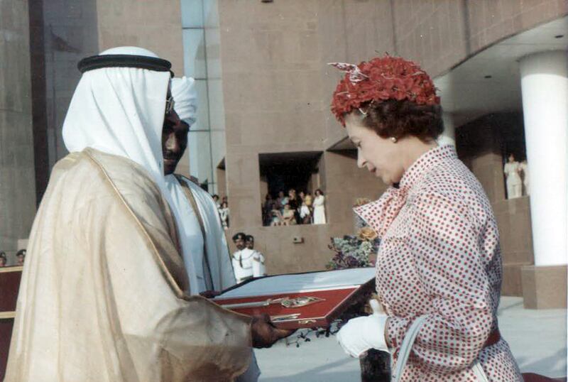 Photos of Queen Elizabeth II when she visited the UAE in 1979
Courtesy  of RAMESH SHUKLA