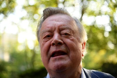 Conservative MP Ken Clarke speaks to the media as he arrives at television and radio studios in London, Britain August 29, 2019. REUTERS/Toby Melville