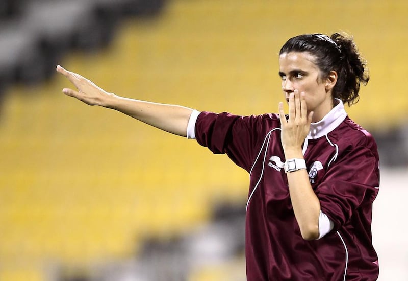 The Clermont Foot coach Helena Costa is known in her home country of Portugal as “Mourinho in a skirt”. AFP 