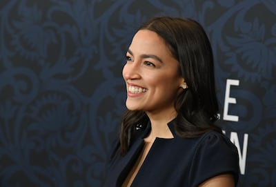 US Representative Alexandria Ocasio-Cortez arrives for "Little Women" world premiere at the Museum of Modern Art in New York on December 7, 2019. / AFP / ANGELA WEISS
