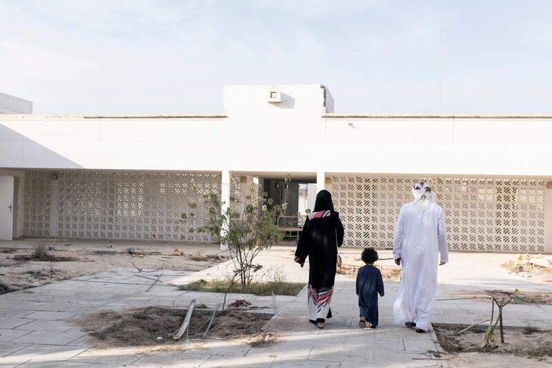 DUBAI, UNITED ARAB EMIRATES, 13 JAN 2017. 
A photo exhibition set up by "With Hope" in Al Amal Hospital in Al Wasl, which is going to be demolished to make space for a commercial project.

This exhibition is organized by "With Hope", which consists of a group of 7 girls who are architects, social workers, and artists have been working for over a year with Al Amal Hospital patients, offering art therapy workshops. 

Photo: Reem Mohammed / The National (Reporter: Ramola Talwar  / Section: NA) ID  42879 *** Local Caption ***  RM_20170113_AMAL_007.JPG