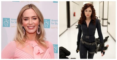 British actress Emily Blunt lost the role of Black Widow to Scarlett Johansson. AFP, Paramount pictures