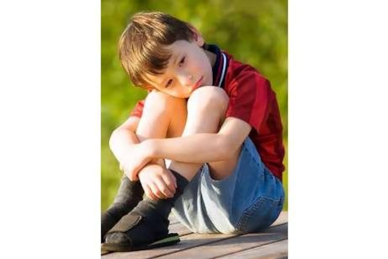 Symptoms of childhood depression are similar to those of adult depression but children cannot articulate their feelings as well as adults do.