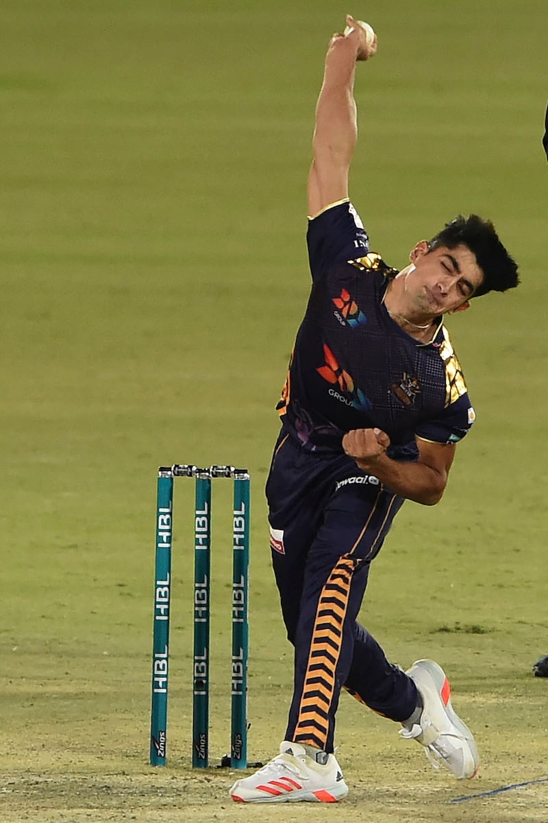 11. Naseem Shah (Quetta Gladiators, 14 wickets, 8.01 economy rate) Remarkable to think this tournament marked a comeback of sorts. He did only turn 19 during it. AFP