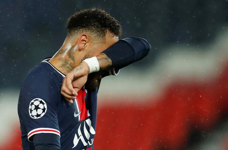 Neymar had a frustrating night. Reuters