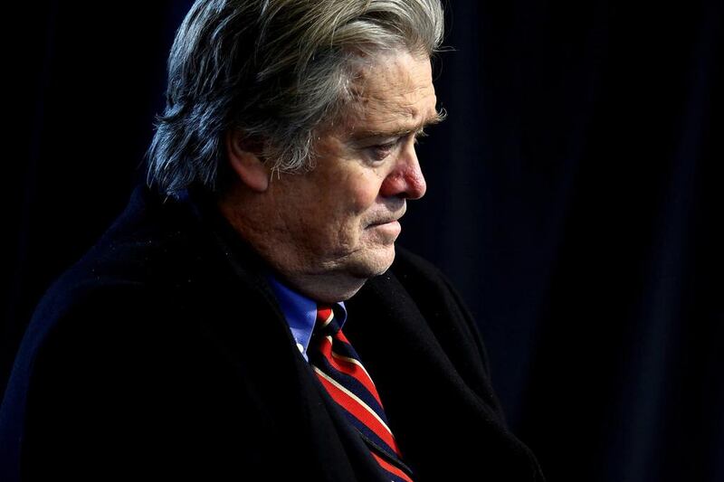 White House senior advisor Steve Bannon has been removes from the National Security Council. REUTERS/Jonathan Ernst/File Photo