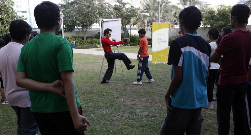 A reader says self-defence lessons would help stem the rate of bullying. Jeffrey E Biteng / The National