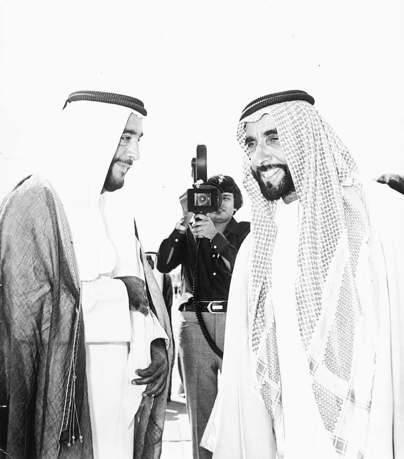 Sheikh Zayed and Sheikh Khalifa. Wam