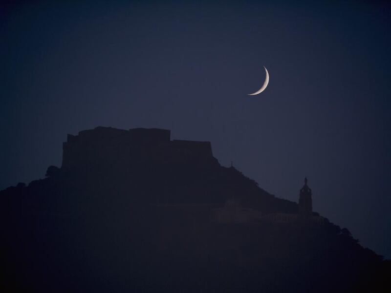 A Moroccan diplomat to Oran has left after calling Algeria an 'enemy' country. Moon over the Santa Cruz Fort, Oran, Algeria.
