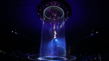 The water circus Fontana by Cirque Du Liban comes to the capital. Chris Whiteoak / The National