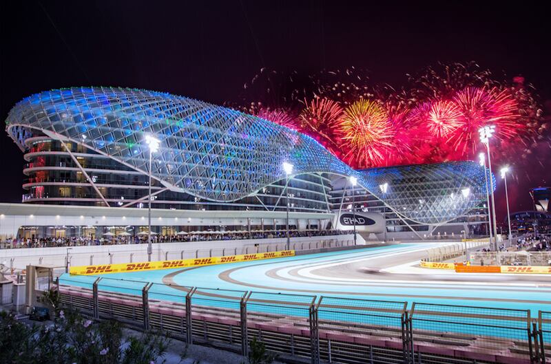 W Abu Dhabi - Yas Island has one of the best views of the Formula One racetrack. Photo: W Abu Dhabi
