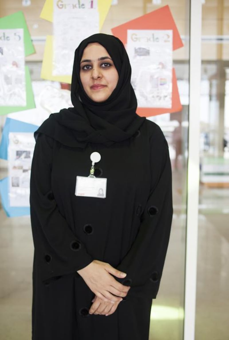 Mariam Mohamad Abdulrahman is one of the first Emirati women trained to work as a private security officer in the region. Lee Hoagland/The National