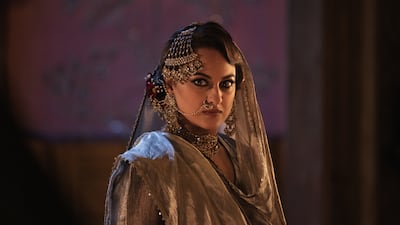 Sonakshi Sinha as Fareedan in Heeramandi: The Diamond Bazaar. Photo: Netflix