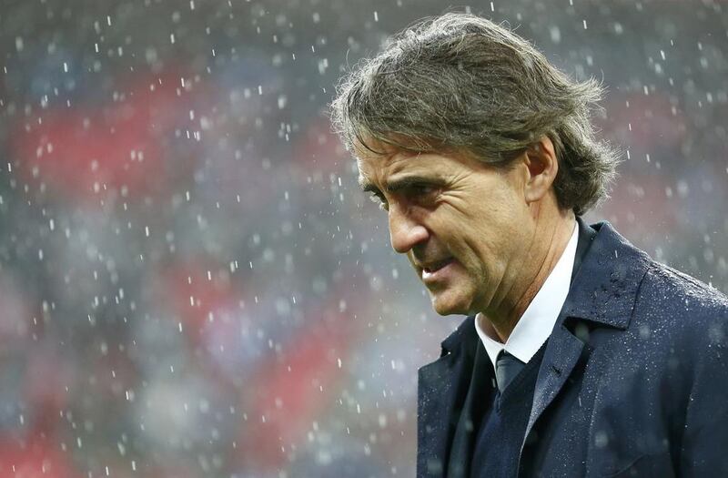 Roberto Mancini, after Manchester City were beaten by Wigan Athletic in the 2013 FA Cup final. Darren Staples / Reuters