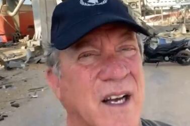 WFO chief David Beasley tweets from the site of the Beirut blast. Twitter