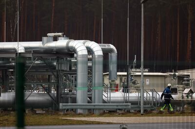 Radeland 2 compressor station on the European Gas Pipeline Link in Radeland, Germany. Energy costs have been a key driver of inflation in Europe. Bloomberg