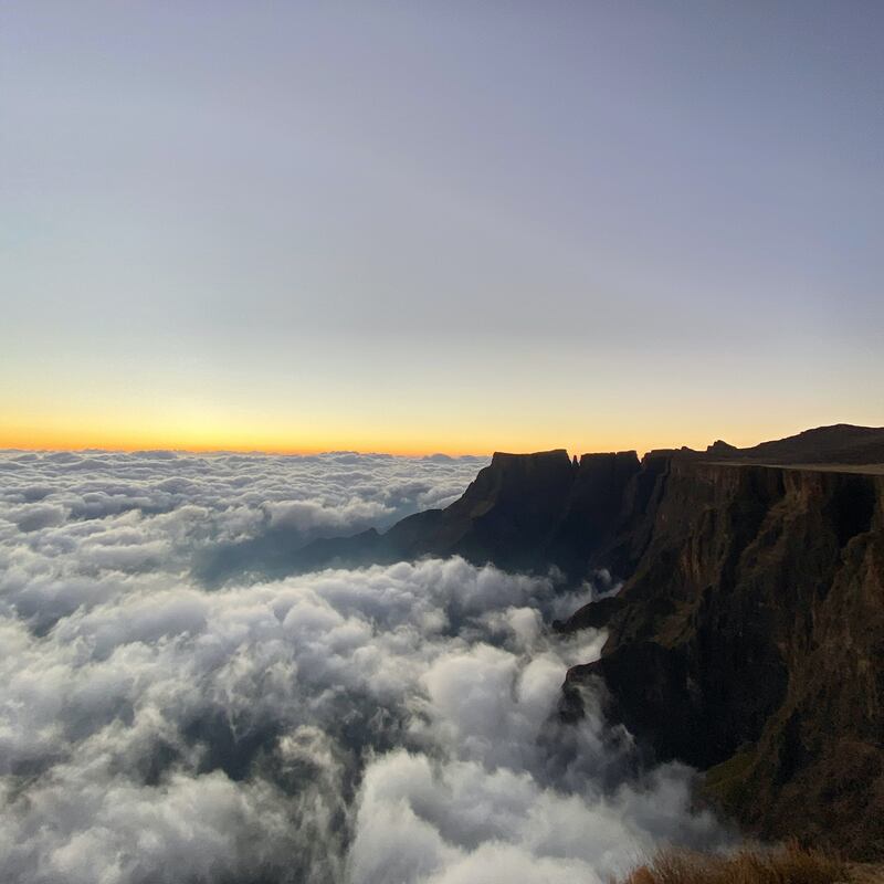 The Drakensberg escarpment in Lesotho. Flight arrivals can resume from the country on January 29, UAE authorities said. Photo: Jandre van der Walt/ Unsplash