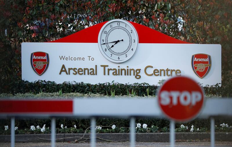 FILE PHOTO: Soccer Football - Arsenal Training Centre, St Albans, Britain - March 13, 2020   General view outside of Arsenal’s Training Ground in London Colney.  Action Images via Reuters/Paul Childs/File Photo