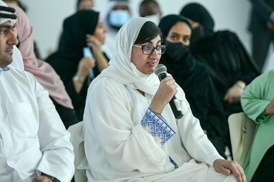 Asma Baker, an Emirati artist and motivational speaker will be leading an art workshop at the Smithsonian Folklife Festival. Khushnum Bhandari / The National 
