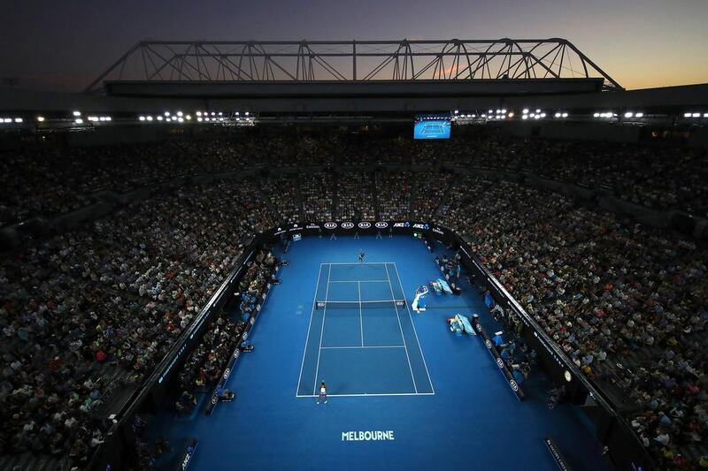 A general view of Rod Laver Arena in Australian Open final between Serena and Venus Williams. Cameron Spencer / Getty Images