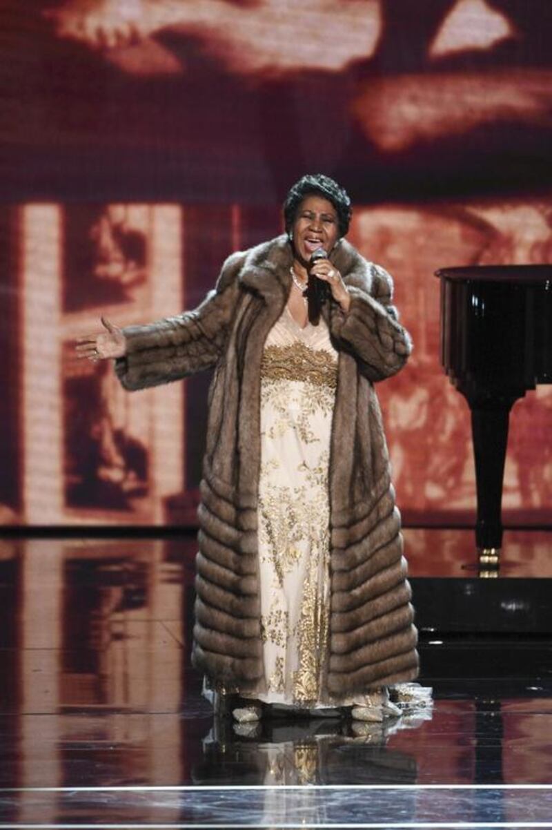 Queen of Soul Aretha Franklin sang (You Make Me Feel Like) A Natural Woman at the Kennedy Center Honors in Washington DC in 2015, in tribute to Carole King, who co-wrote the 1967 song. The powerhouse performance even made US president Barack Obama shed a tear. Jeffrey R Staab / CBS via Getty Images