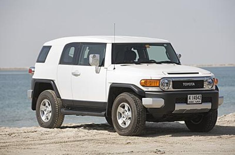 The FJ Cruiser will humble most off-road challenges, but rear visibility is a constant bugbear.