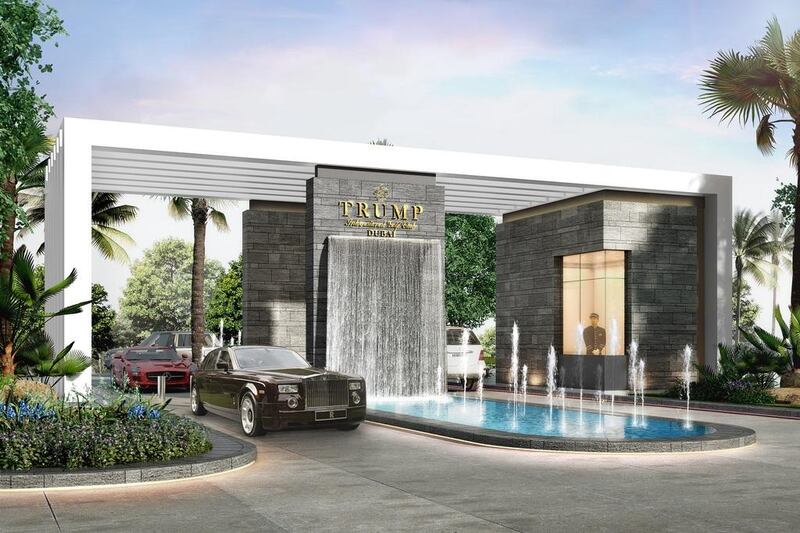 The Trump PRVT Mansions will be part of a gated community. Courtesy Damac
