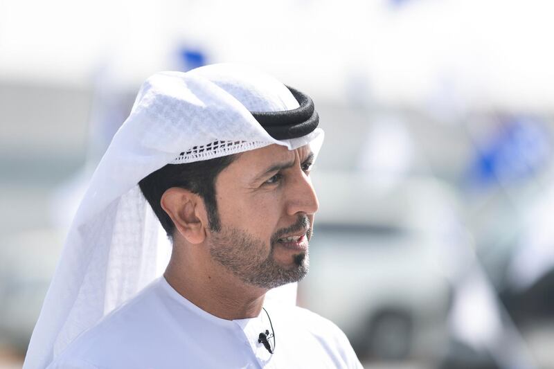 DUBAI, UNITED ARAB EMIRATES - JANUARY 30, 2019.

Acting Chief Executive Officer Saeed Al Rashdi at the opening of ADNOC's first service station in Dubai.

(Photo by Reem Mohammed/The National)

Reporter:JENNIFER GNANA
Section:  BZ