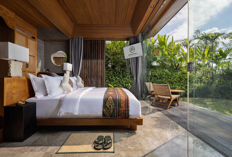 The Grand Deluxe rooms offer garden and paddy views