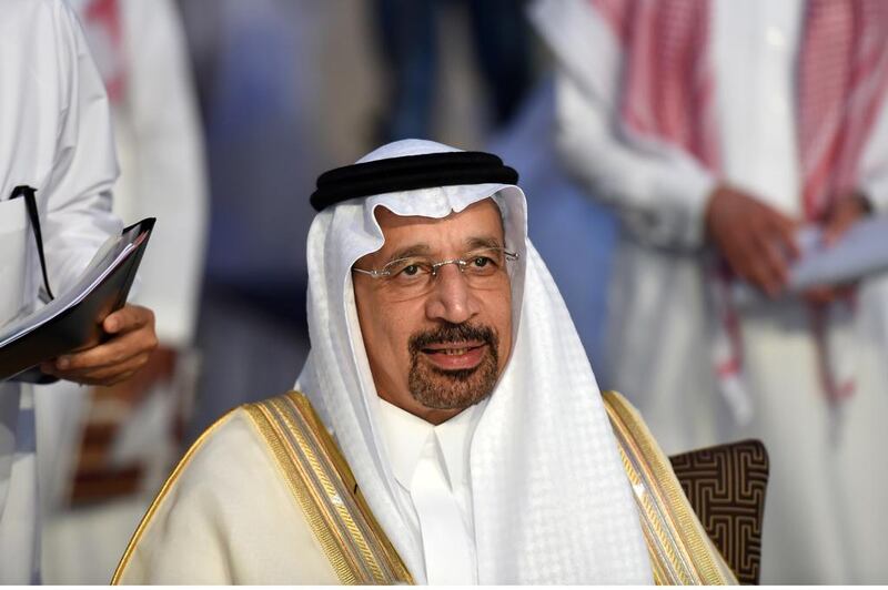 Saudi minister of energy, industrial and mineral resources Khalid Al Falih. Fayez Nureldine / AFP