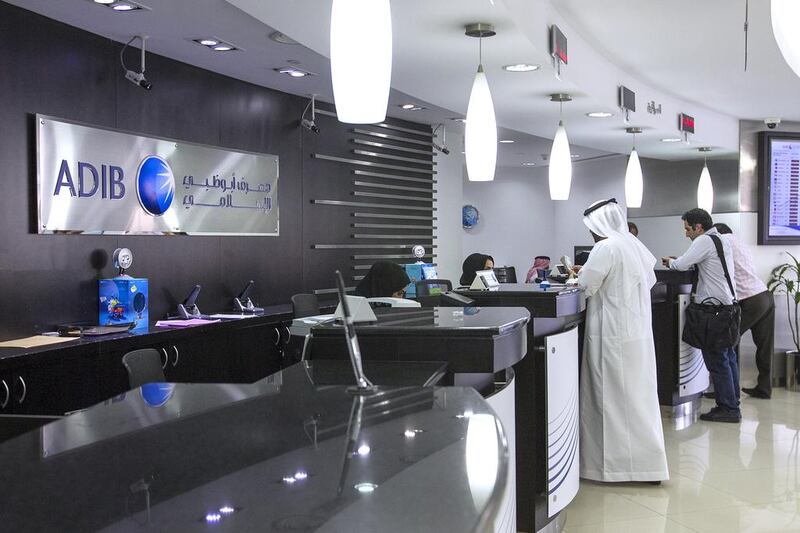 About 55 per cent of the Abu Dhabi Islamic Bank's outstanding loans are to individuals, according to the its most recent investor presentation. Mona Al Marzooqi / The National